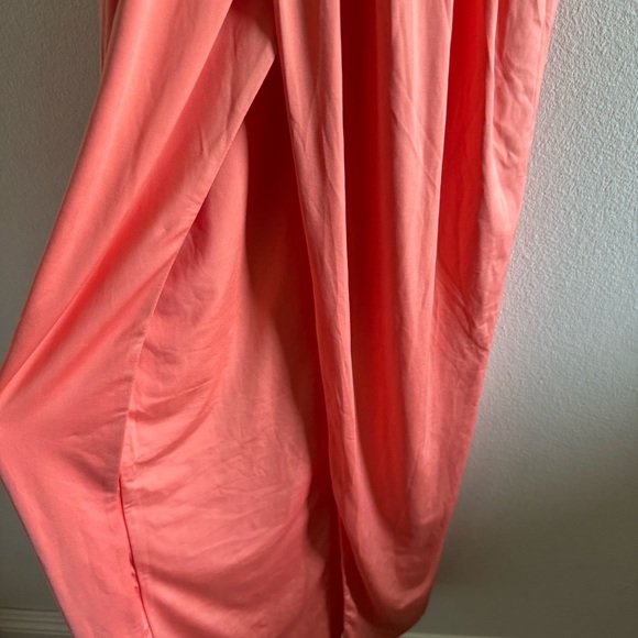NWT NBD X Revolve Sangria Sherbet Slit Gown size Small - Picture 7 of 14